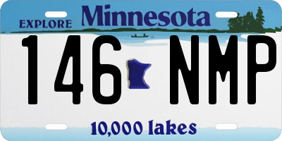 MN license plate 146NMP
