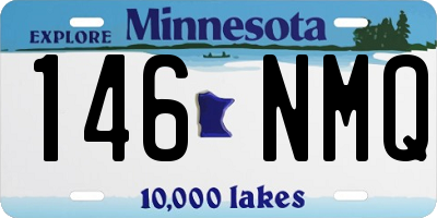 MN license plate 146NMQ