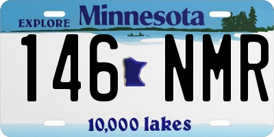 MN license plate 146NMR