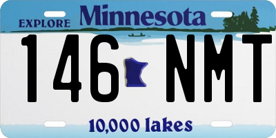MN license plate 146NMT