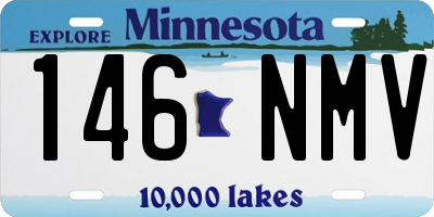 MN license plate 146NMV