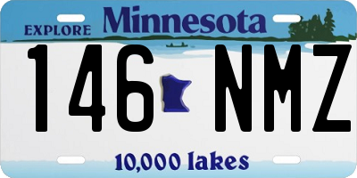MN license plate 146NMZ