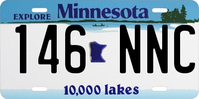 MN license plate 146NNC