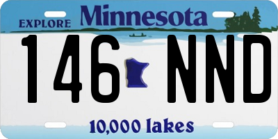 MN license plate 146NND
