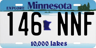MN license plate 146NNF