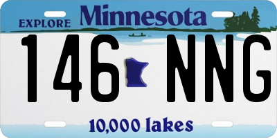 MN license plate 146NNG