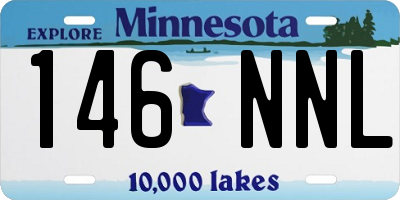MN license plate 146NNL