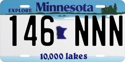 MN license plate 146NNN