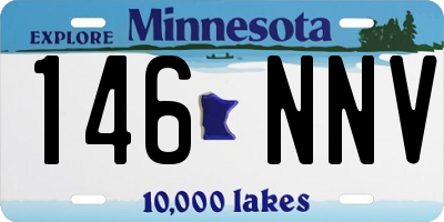 MN license plate 146NNV