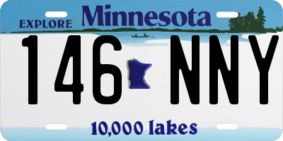 MN license plate 146NNY