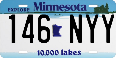MN license plate 146NYY
