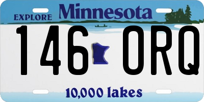 MN license plate 146ORQ