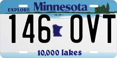 MN license plate 146OVT