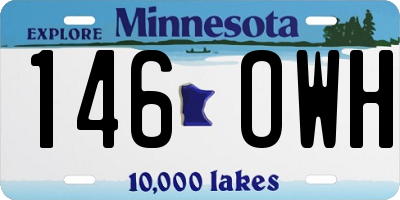 MN license plate 146OWH
