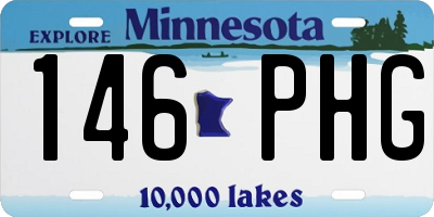 MN license plate 146PHG