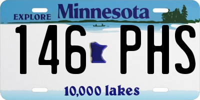 MN license plate 146PHS
