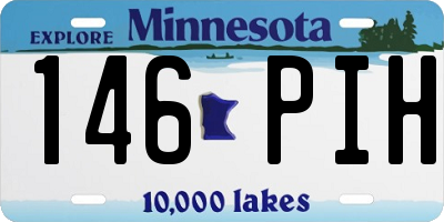 MN license plate 146PIH