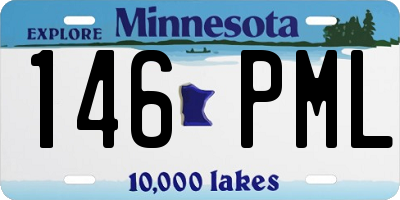 MN license plate 146PML