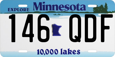 MN license plate 146QDF