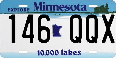MN license plate 146QQX