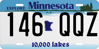 MN license plate 146QQZ