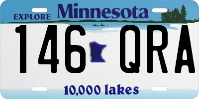 MN license plate 146QRA