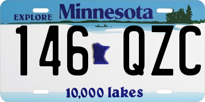 MN license plate 146QZC