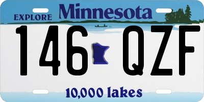 MN license plate 146QZF