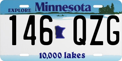 MN license plate 146QZG