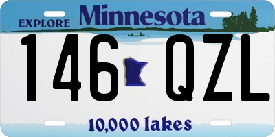 MN license plate 146QZL