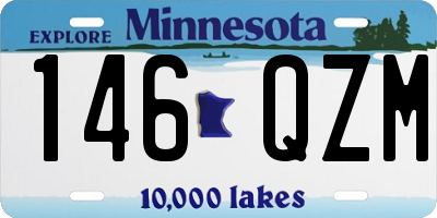 MN license plate 146QZM