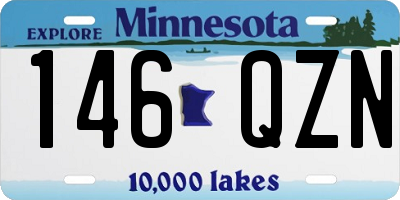 MN license plate 146QZN