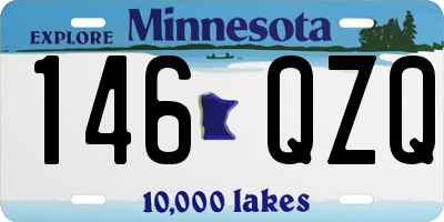 MN license plate 146QZQ