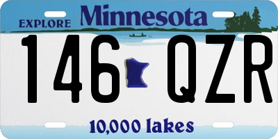 MN license plate 146QZR