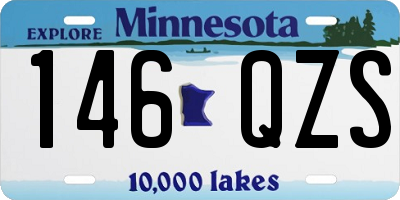 MN license plate 146QZS