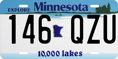 MN license plate 146QZU