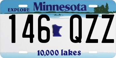 MN license plate 146QZZ