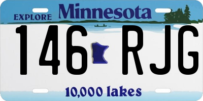 MN license plate 146RJG