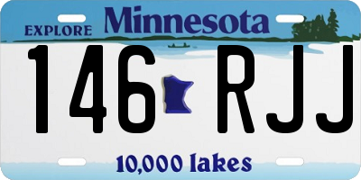MN license plate 146RJJ