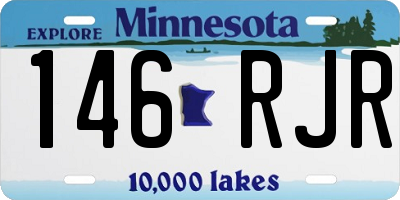 MN license plate 146RJR