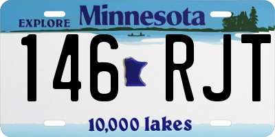 MN license plate 146RJT