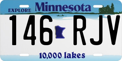 MN license plate 146RJV