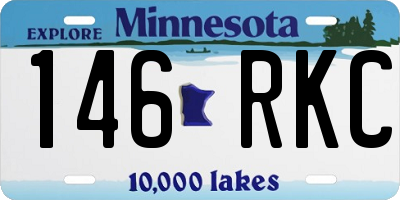 MN license plate 146RKC