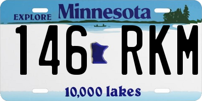 MN license plate 146RKM