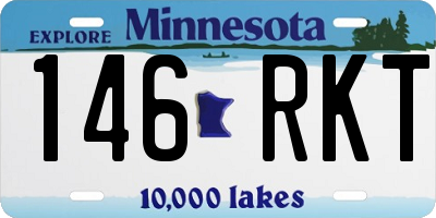 MN license plate 146RKT