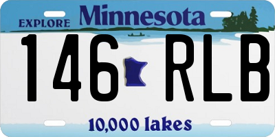 MN license plate 146RLB