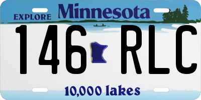 MN license plate 146RLC