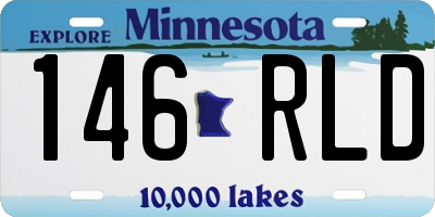MN license plate 146RLD