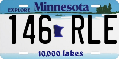 MN license plate 146RLE