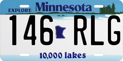 MN license plate 146RLG